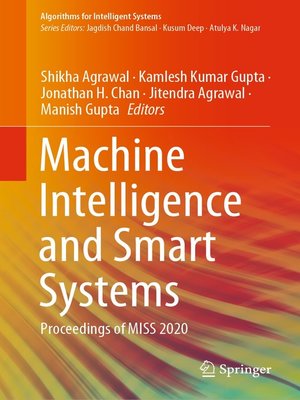 cover image of Machine Intelligence and Smart Systems